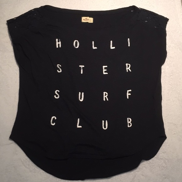 Hollister very dark navy blue top - Picture 1 of 5